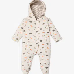 ed-a-mamma baby Ed-a-Mamma Infants Animal-Printed Organic Cotton Rompers-picture-10