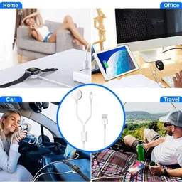 X88 Pro Wireless Charger For T800 And iWatch Ultra Series 8 Smartwatch Charging Pad image 5