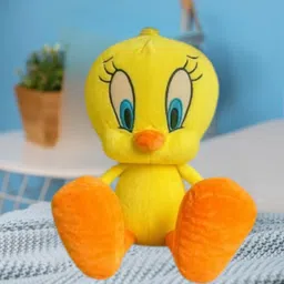 Tweety soft toy best yellow plush toy birthday gift - 25 cm-image-3