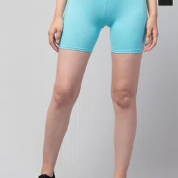 DRAXSTAR Women Pack of 2 Skinny Fit Mid-Rise Cycling Sports Shorts-picture-30