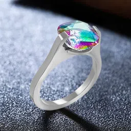 Saizen Silver-Plated Stone-Studded Finger Ring-picture-15