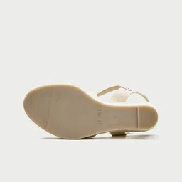 Oroh Leather Party Wedge Sandals with Buckles image 3