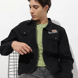 The Roadster Life Co. Applique Detail Pure Cotton Denim Jacket-picture-29