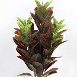 ARICK DECOR Red 1 Pieces Artificial Plant With Pot image 4