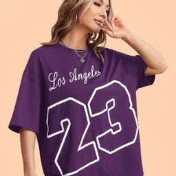 Dreambe Women 2 Printed Applique T-shirt image 2