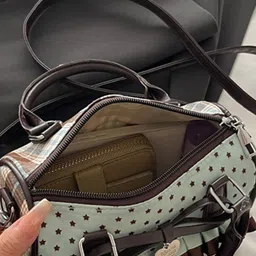 StyleCast Printed PU Structured Handheld Bag image 3