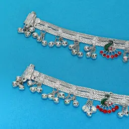 AamNa Enterprises Silver-Plated Anklet image 2