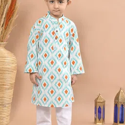 Sangria Printed Pure Cotton Kurta Set image 2