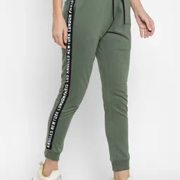 alan jones Women Solid Green Track Pants-picture-26