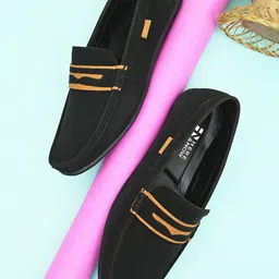 HERE&NOW Men Colourblocked Slip On Loafers-picture-34