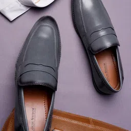 LOUIS STITCH Men Leatherette Formal Moccasins Slip On Shoes-picture-16