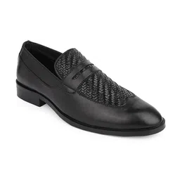 LA BOTTE Men Textured Leather Comfort Insole Penny Loafers-picture-21