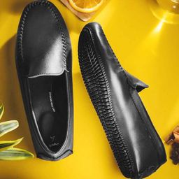 yoho Men Lightweight Leather Loafers-picture-38