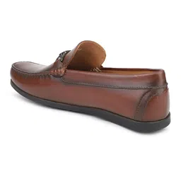 ATESBER by Inc.5 Men Square Toe Leather Horsebit Loafers image 2