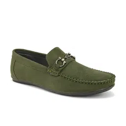 Sir Corbett Men Textured Horsebit Loafers image 4