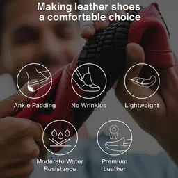 yoho Men Leather Lightweight Loafers image 2