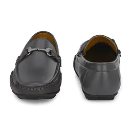Mast & Harbour Men Grey Lightweight Horsebit Loafers image 4