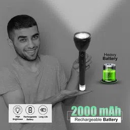 apexbeam Rechargeable Torchlight for Hiking, Camping, and Security Torch image 5