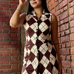 BAESD Print A-Line Dress image 2