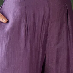 Sangria Women Embroidered Kurta & Trousers With Dupatta image 3