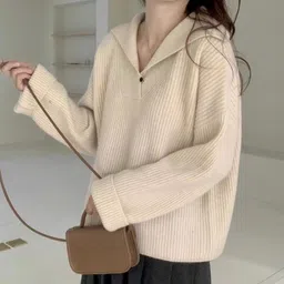 HERE&NOW Women Ribbed Pullover-picture-24