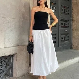 StyleCast Women Strapless A-Line Dress-image-17