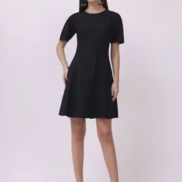 VINISHAA KLOTHING Women Round Neck A-Line Dress-picture-37