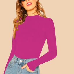 Dream Beauty Fashion Women High Neck Fitted Top-picture-29