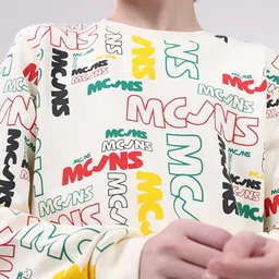 Monte Carlo Boys Typography Printed Full Sleeve Sweatshirt image 3