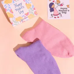 Thela Gaadi Women Pack Of 2 Thumb Ankle-Length Socks-picture-22