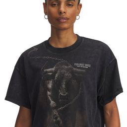 UNDER ARMOUR Women Project Rock Printed Oversized T-shirt-picture-24