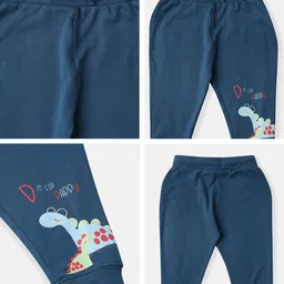 Nauti Nati Infants Cotton Graphic Printed Jogger Style Track Pants image 3