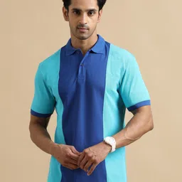ECOLINE Clothing Men Antimicrobial Colourblocked Polo Collar T-shirt-picture-24