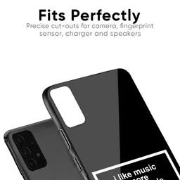 QRIOH Music Lover Quirky Printed Samsung Galaxy M55s Silicone Back Case image 3