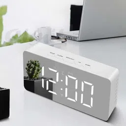 babatradeers Digital White Clock-picture-31