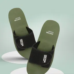 doctor extra soft Ortho Care Diabetic Orthopaedic Comfort Dr Slippers, Sliders and Flipflops For Men's and Boy's Slides Men Slippers image 2