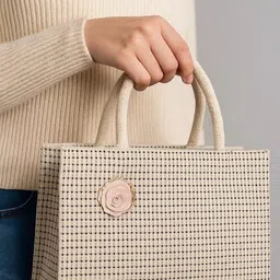kraftways Women White Tote image 1