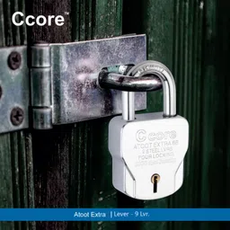 ccore Atoot Extra 68mm CP Finish 4 Key locks For Home Door Gate Shutter Shop Padlock image 5