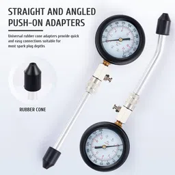 uptodatetools Analog Tire Pressure Gauge Engine Compression Tester Auto Engine Cylinder Automobile Pressure Gauge image 5