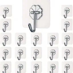 Self Adhesive Wall Hooks - Heavy Duty Wall Hooks for Hanging Hook 20-image-6