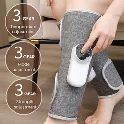 wundervox Cordless Muscle Massager with 3 Modes Heated Knee Sleeve Wrap-sd image 4