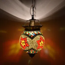 ionic glass Handcrafted Mosaic Decorated Glass Hanging Light Pendants Ceiling Lamp Pendants Ceiling Lamp-picture-19