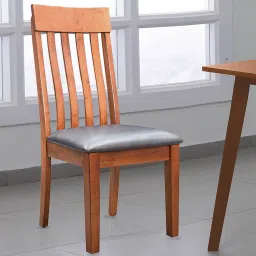 royaloak Ny American Dining Chair In Brown & Black Finish image 1