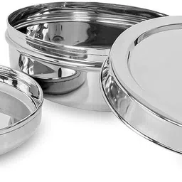 thala Stainless Steel Lunch Box for School&Office-Kids Friendly Lid-Oval-Capacity400ml 1 Containers Lunch Box-picture-23