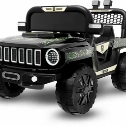 lifelong Cuppy Electric Ride on Army Car for 3+ Years Baby Kids| Remote Control Rideons & Wagons Battery Operated Ride On-picture-24