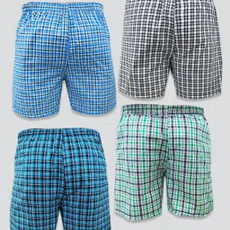 supersquad Pack of 4 Checkered Men Boxer image 2