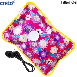 creto Gel Rechargeable Heat Pad/Bag Durable Electric 1 L Hot Water Bag-picture-37