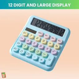 guggu Desktop Cute Calculator, 12-Digit Large Display With Aesthetic Candy ColorL91 Desktop Cute Calculator, 12-Digit Large Display With Aesthetic Candy ColorQ91 Basic Calculator-picture-42