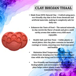 terra charms Classic Bhojan Thaal 12" Dinner Plate image 4