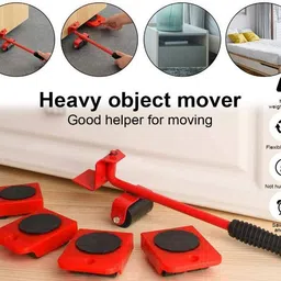 nhjid Red Furniture Lifter Mover Tool Set Heavy Duty Large Home Office Appliance Appliance Furniture Caster image 1